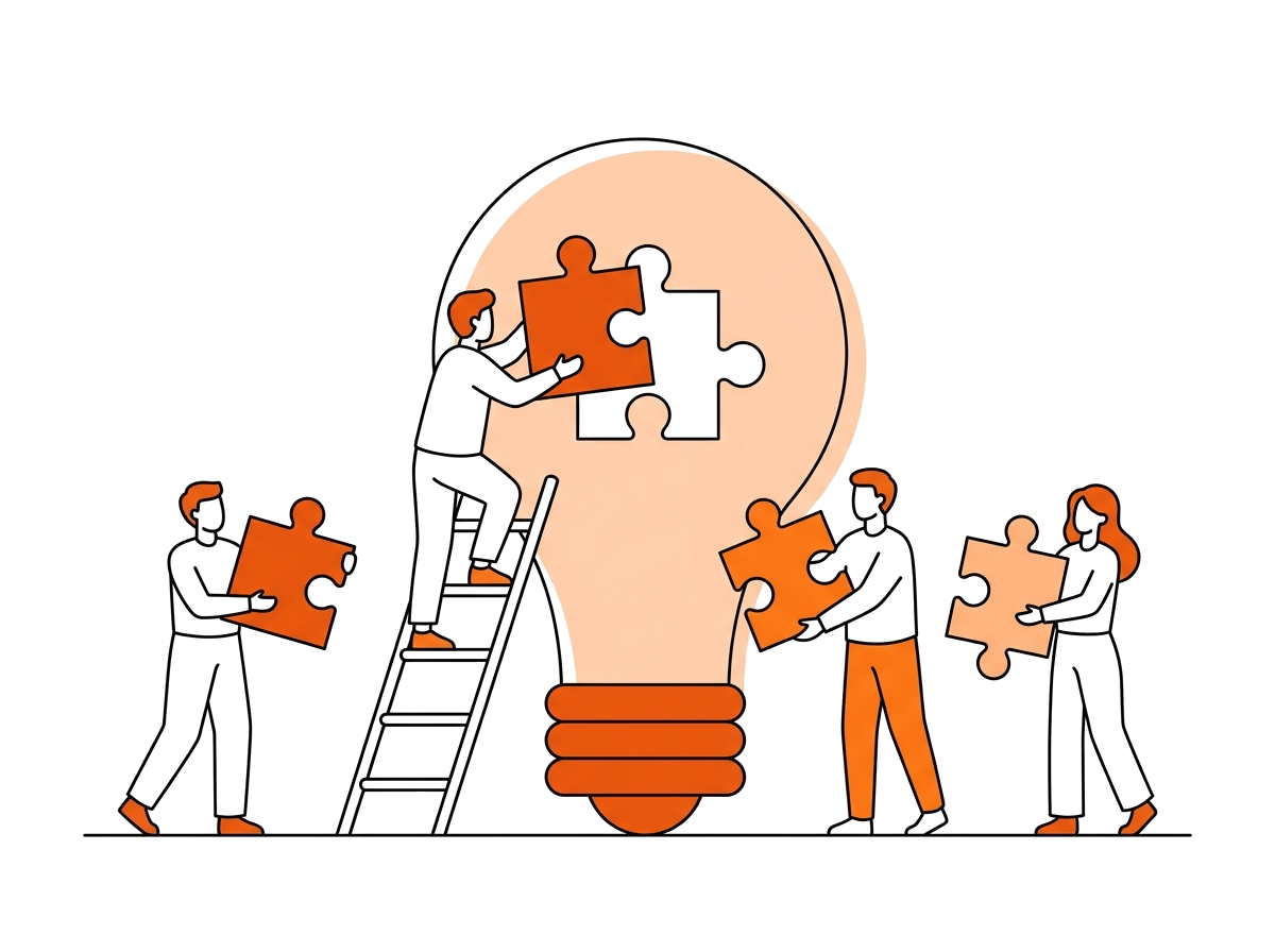 Minimal Orange Problem Solving Illustration — Sakthi Hackathon
